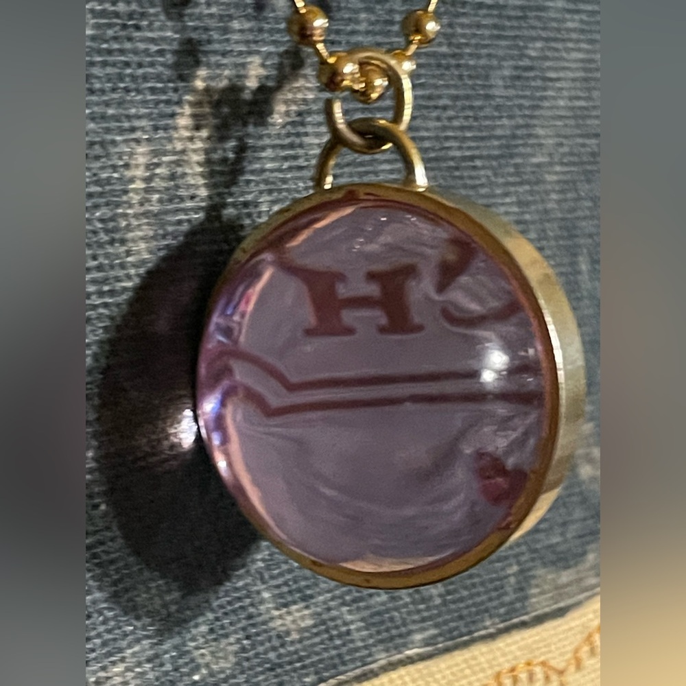 COACH Vintage Orb Sphere Transparent Bag Charm Keychain Pendant With Ball Chain - Picture 8 of 15